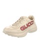 Gucci Web Accent Leather Sneakers