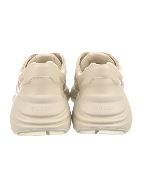 Gucci Web Accent Leather Sneakers
