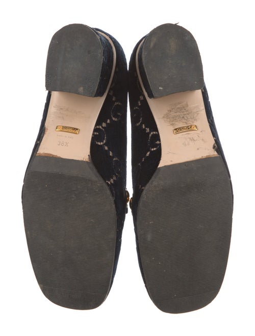 Gucci Sylvie Web Accent Velvet Pumps