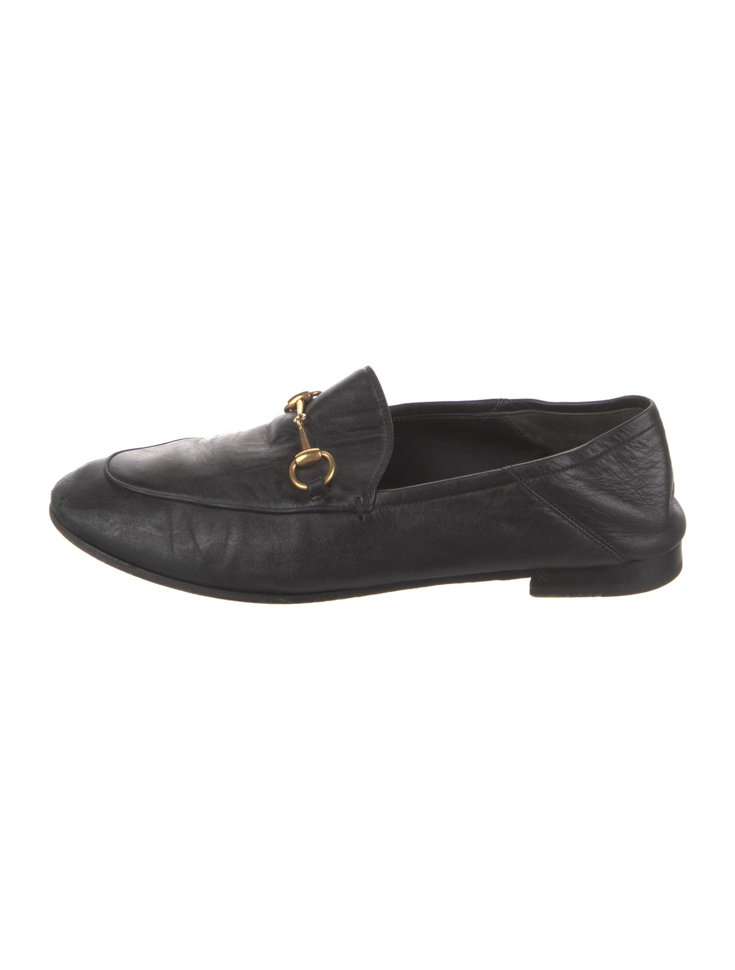Gucci Horsebit Accent Leather Loafers