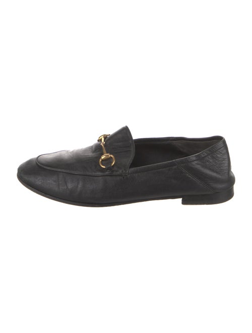 Gucci Horsebit Accent Leather Loafers