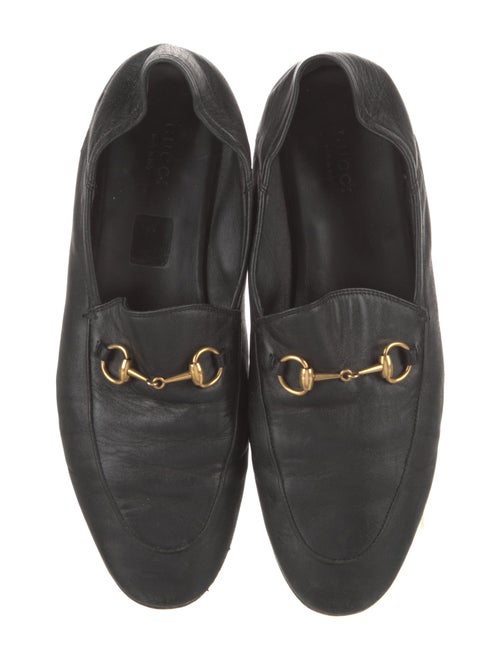 Gucci Horsebit Accent Leather Loafers
