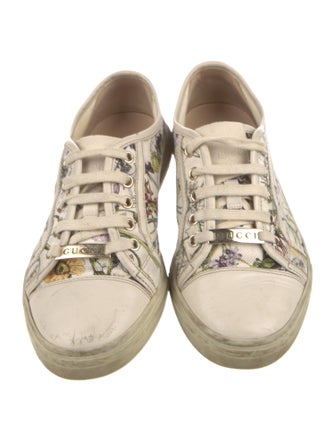 Gucci Canvas Printed Sneakers