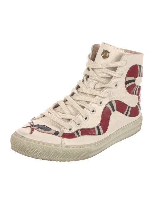 Gucci Kingsnake Leather Sneakers