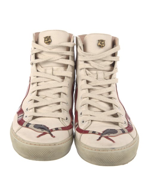 Gucci Kingsnake Leather Sneakers