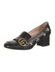 Gucci Double G Logo Leather Pumps