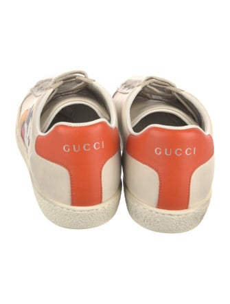 Gucci x Disney Leather Distressed Accents Sneakers