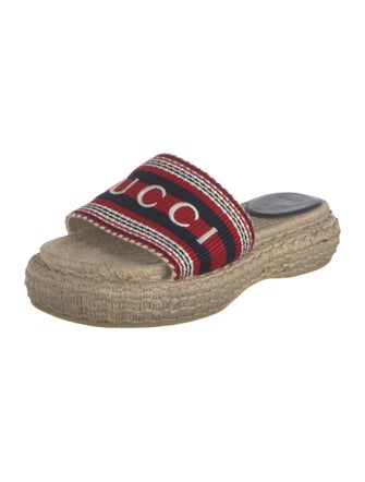 Gucci Canvas Printed Espadrilles
