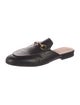 Gucci Horsebit Accent Leather Mules