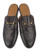 Gucci Horsebit Accent Leather Mules