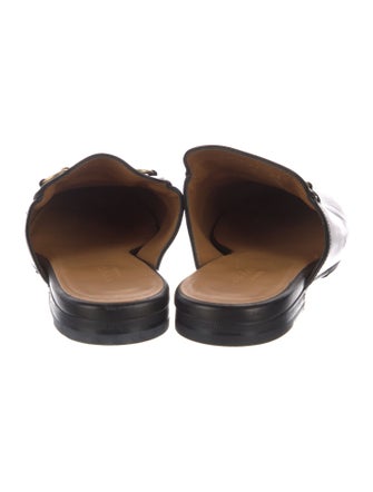 Gucci Horsebit Accent Leather Mules