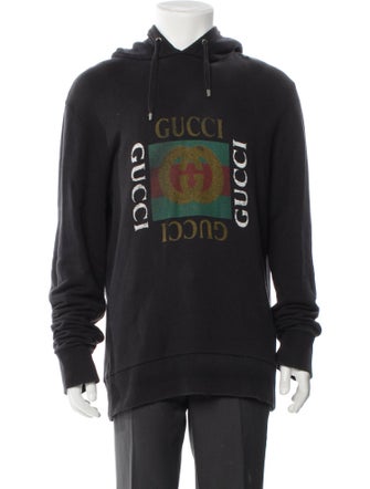 Gucci Web Accent Crew Neck Hoodie