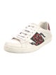 Gucci Web Accent Leather Sneakers