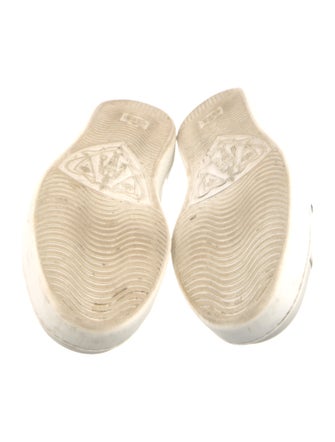 Gucci Web Accent Leather Sneakers