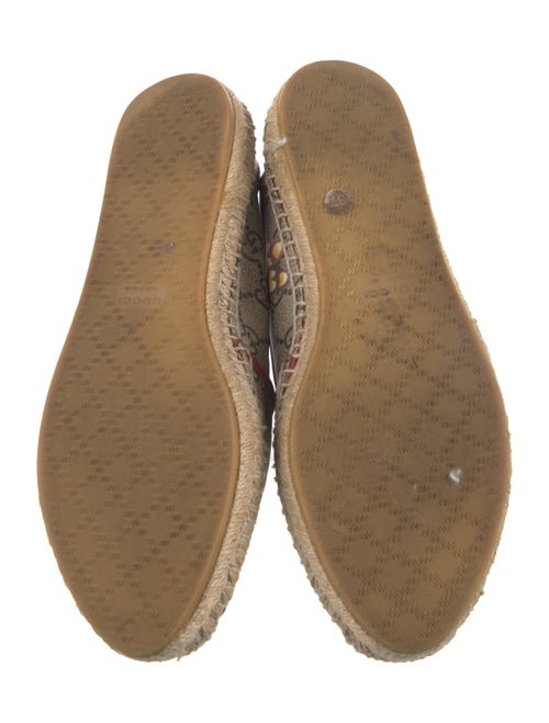Gucci Flora Print Whipstitch Trim Espadrilles
