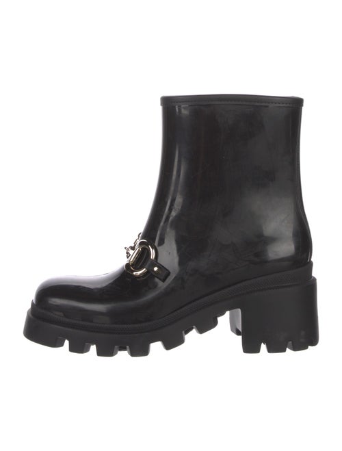 Gucci Horsebit Accent Rubber Rain Boots