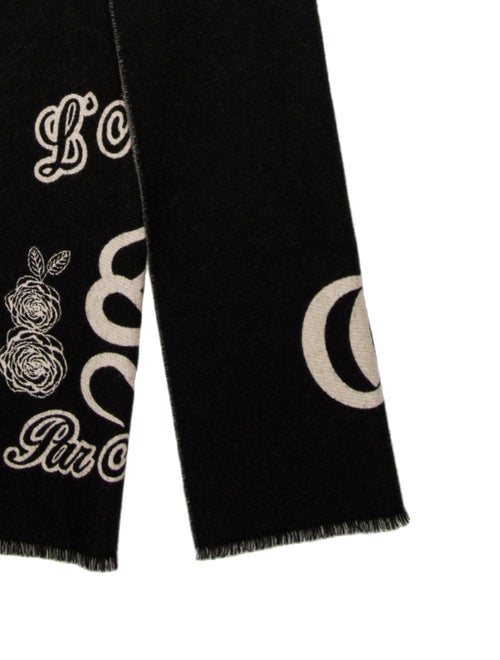 Gucci L'Aveugle Par Amour Scarf Wool Scarf