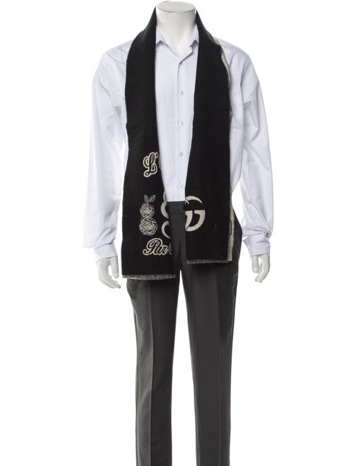 Gucci L'Aveugle Par Amour Scarf Wool Scarf