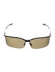 Gucci Hasler Horsebit Accent Shield Sunglasses