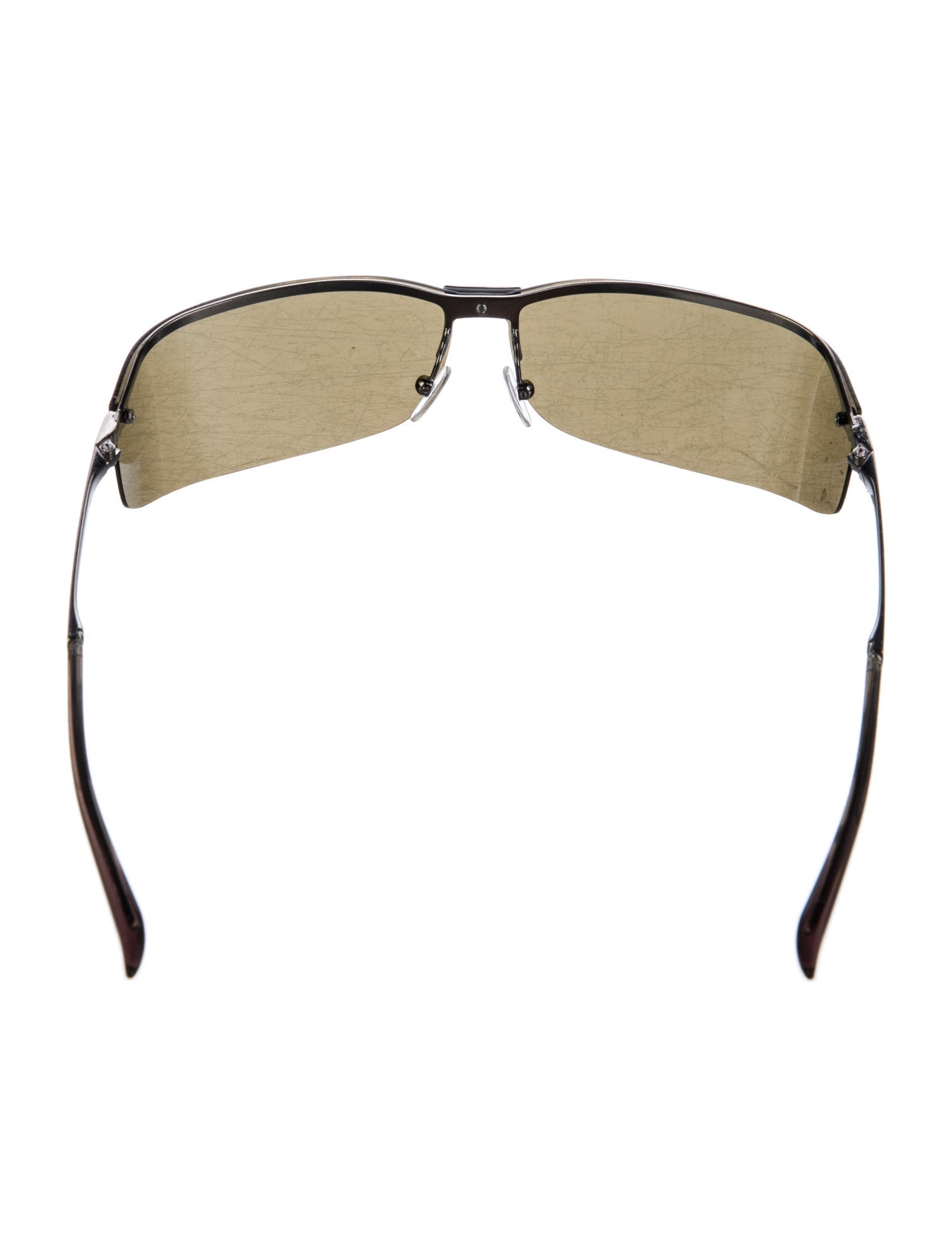 Gucci Hasler Horsebit Accent Shield Sunglasses