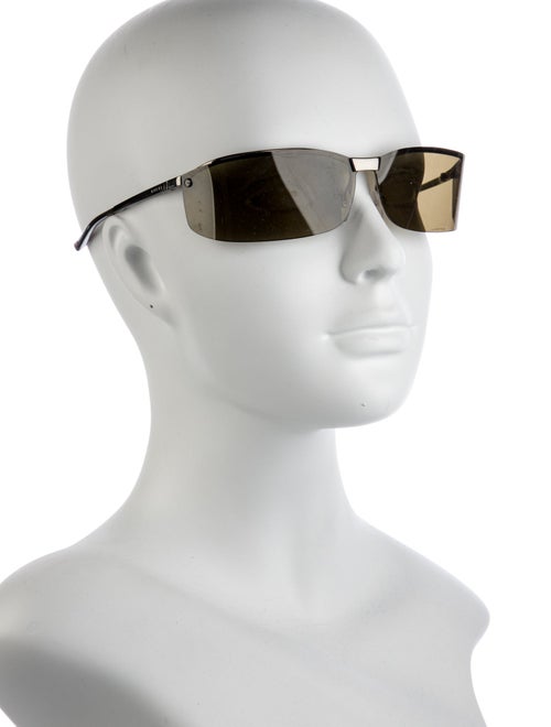 Gucci Hasler Horsebit Accent Shield Sunglasses