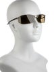 Gucci Hasler Horsebit Accent Shield Sunglasses