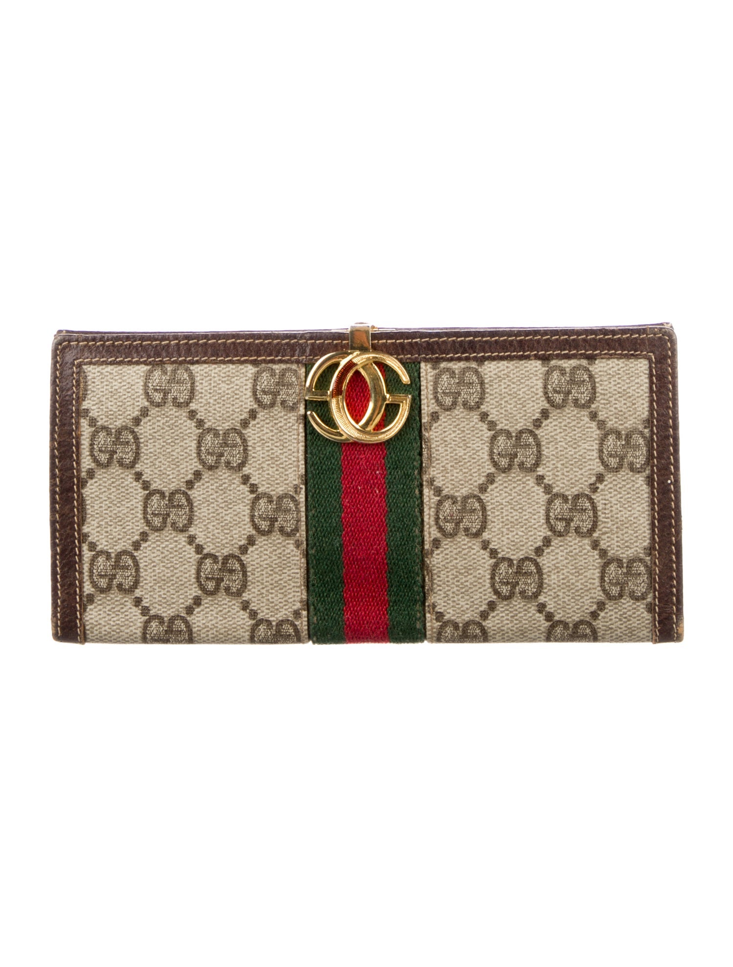 Gucci Vintage GG Plus Continental Wallet