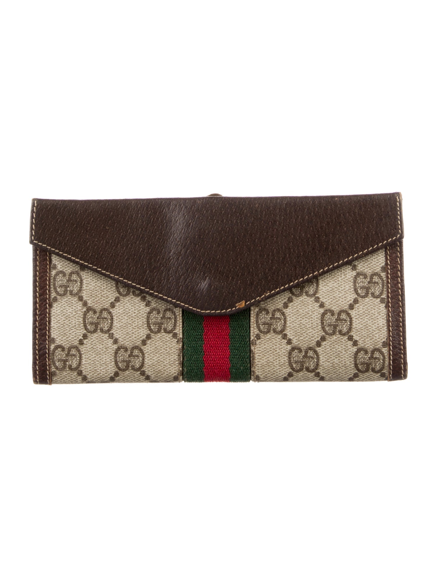 Gucci Vintage GG Plus Continental Wallet