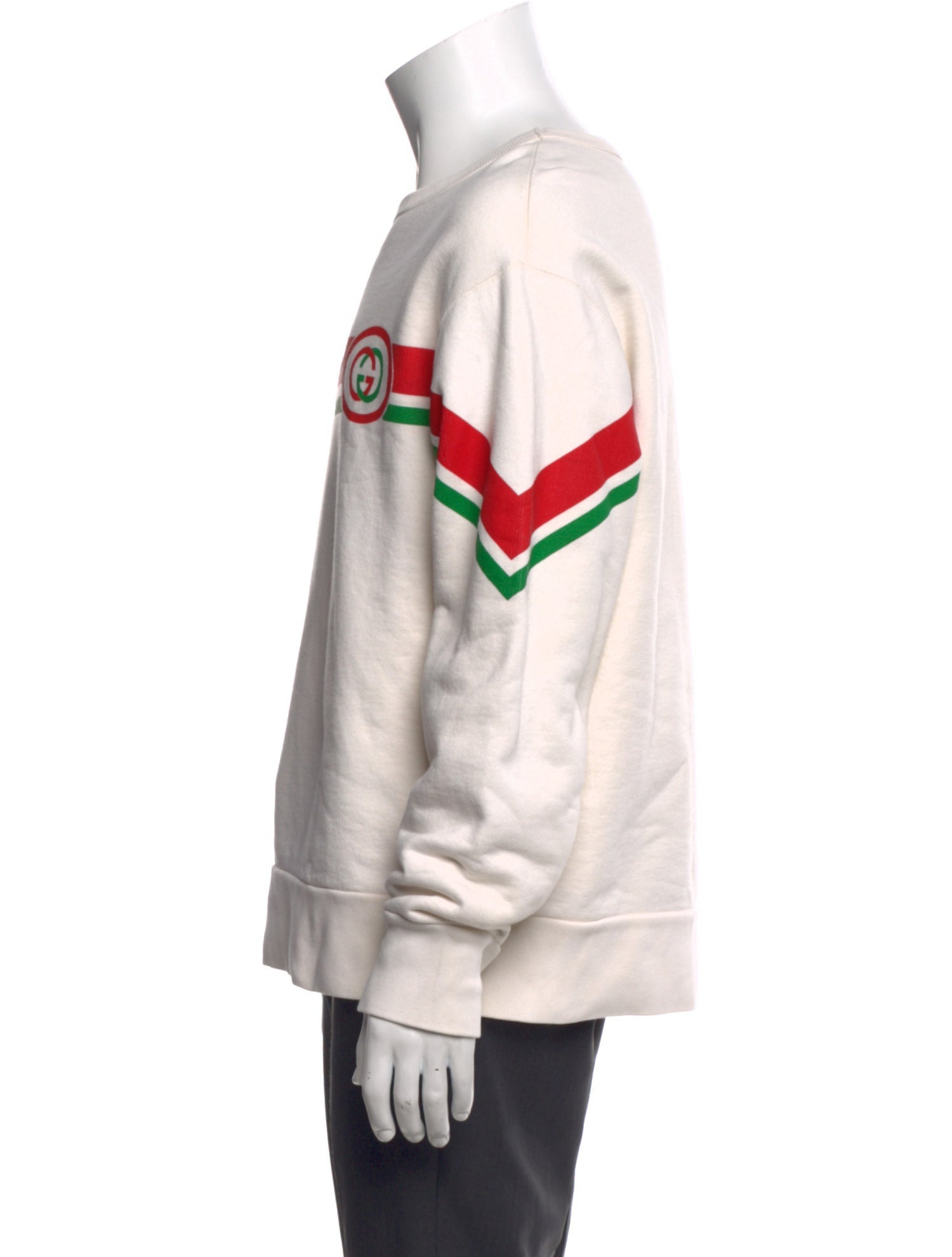 Gucci Web Accent Crew Neck Sweatshirt