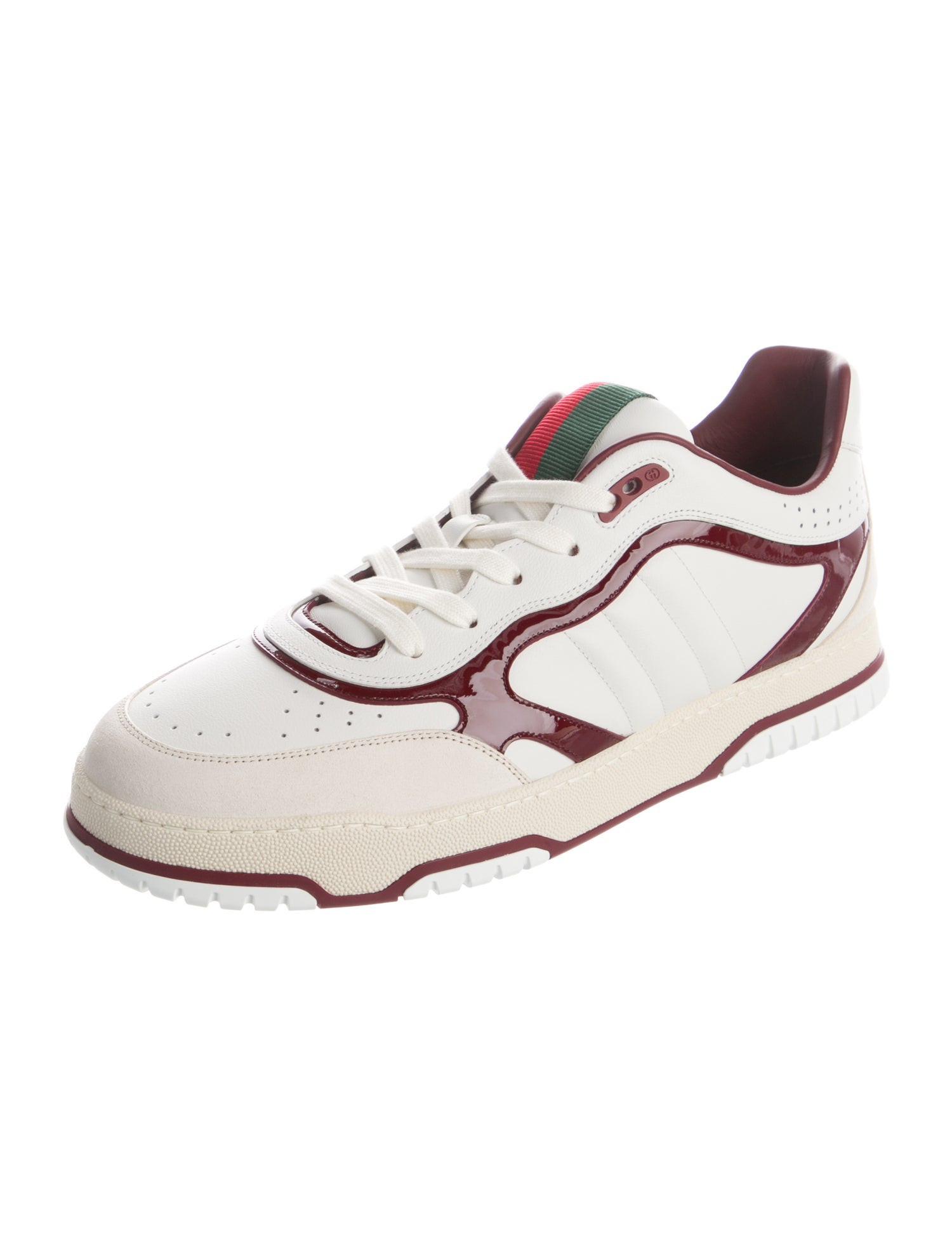 Gucci Leather Printed Athletic Sneakers w/ Tags