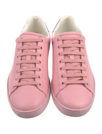 Gucci Interlocking G Logo Leather Sneakers