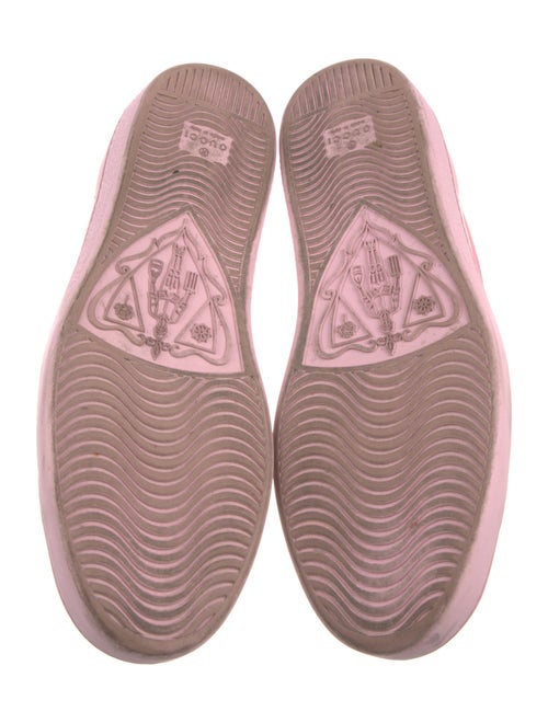 Gucci Interlocking G Logo Leather Sneakers