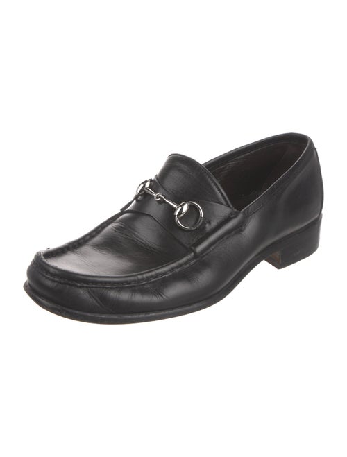Gucci Horsebit Accent Leather Dress Loafers