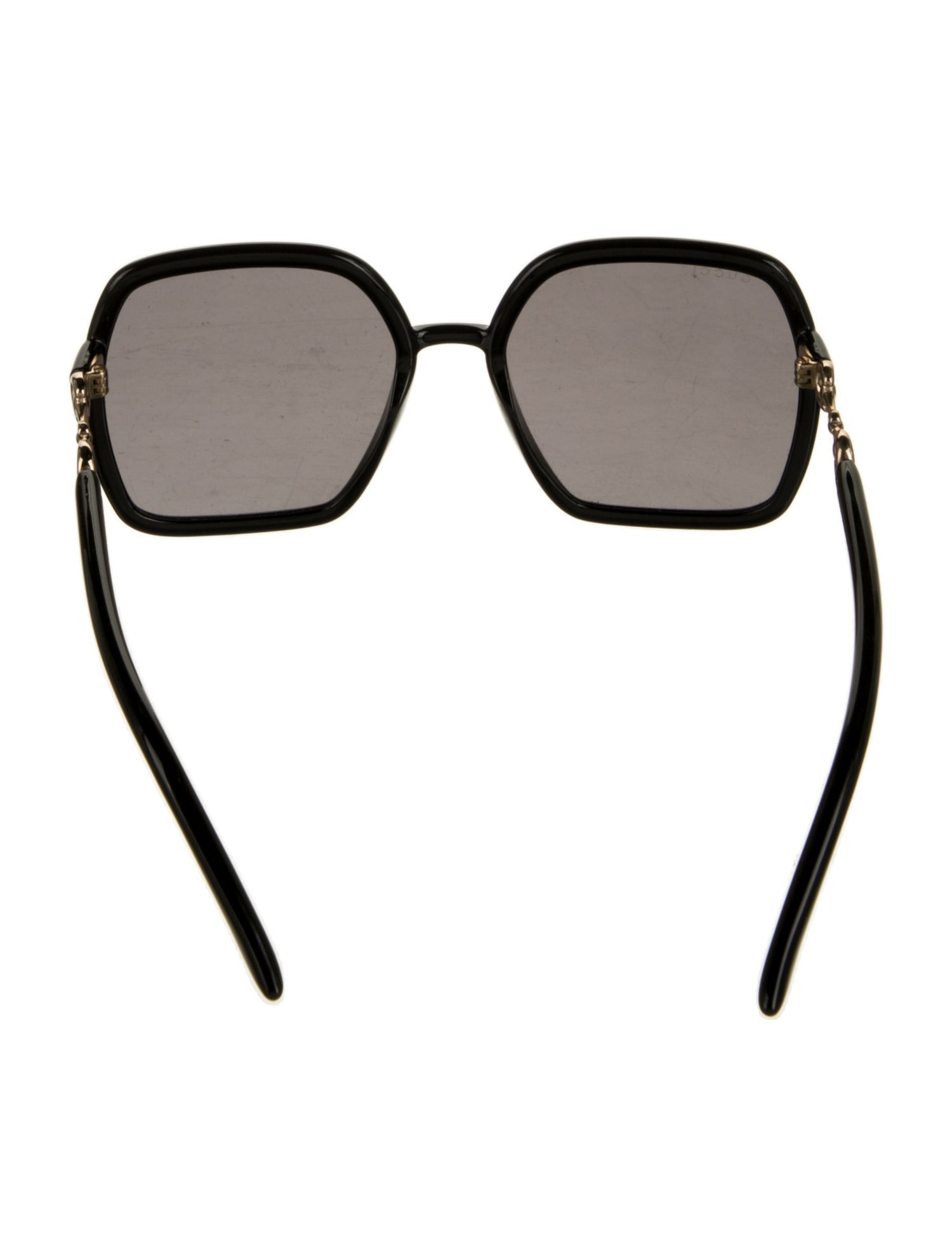 Gucci Bee Accent Oversize Sunglasses