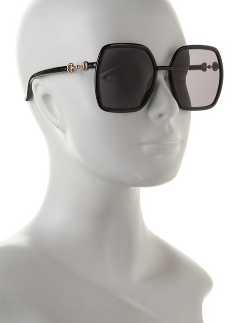 Gucci Bee Accent Oversize Sunglasses