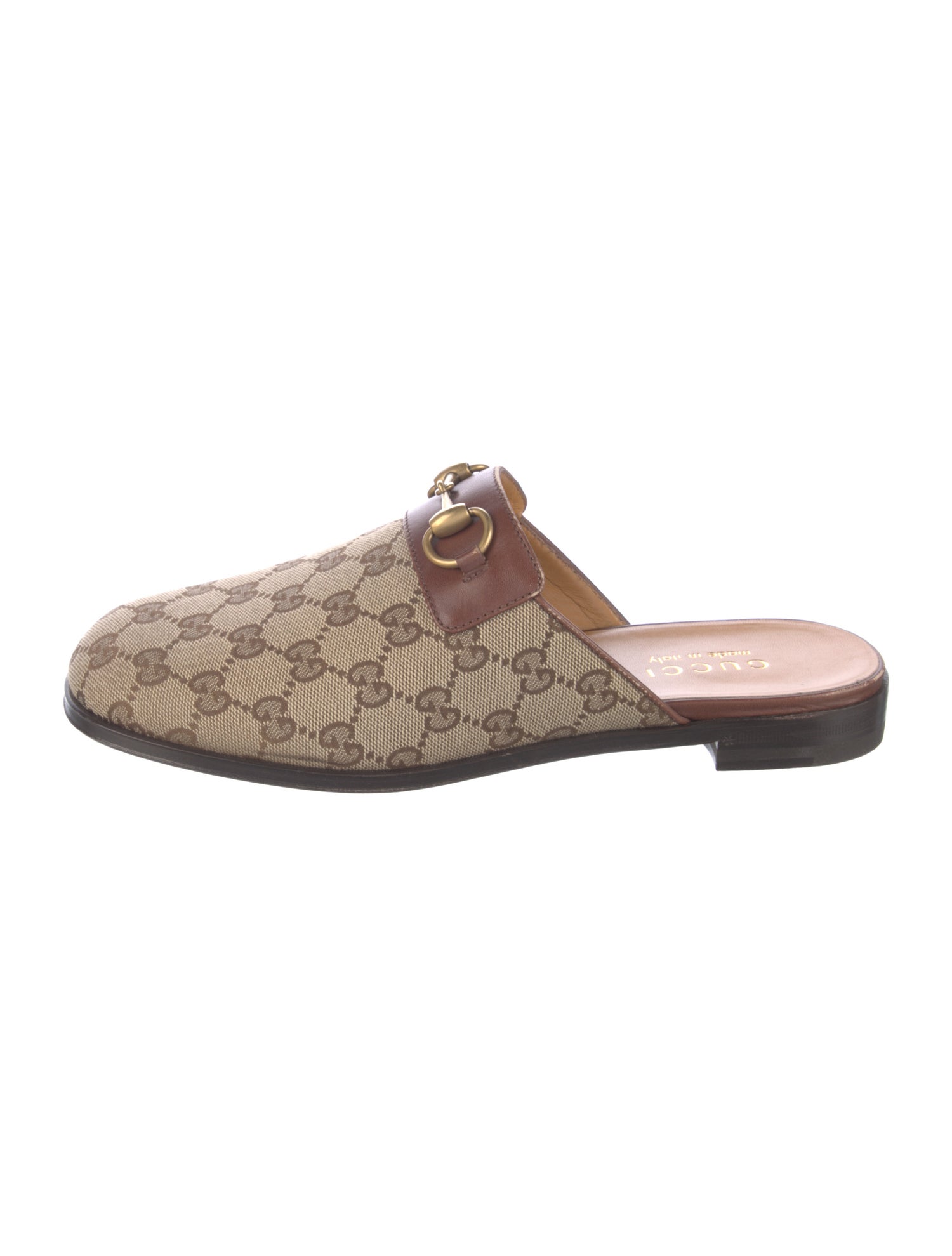 Gucci GG Canvas Canvas Mules