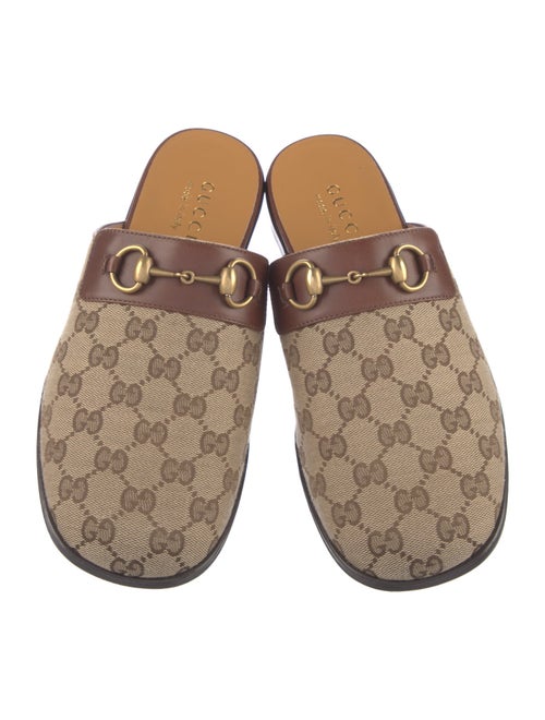 Gucci GG Canvas Canvas Mules
