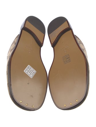Gucci GG Canvas Canvas Mules