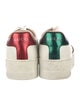 Gucci Web Accent Leather Sneakers