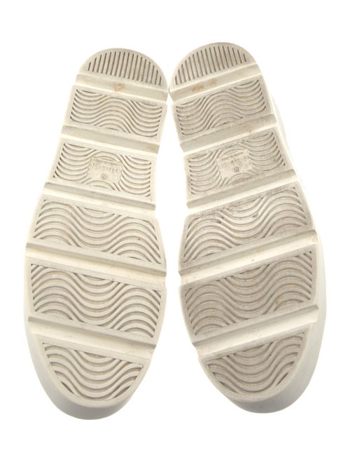 Gucci Web Accent Leather Sneakers