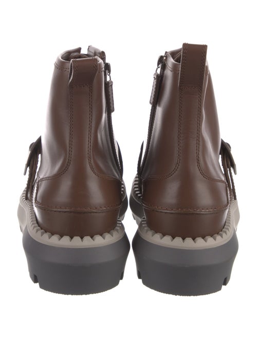 Gucci Leather Lace-Up Boots