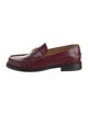 Gucci Interlocking G Logo Leather Loafers