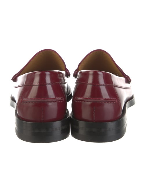 Gucci Interlocking G Logo Leather Loafers