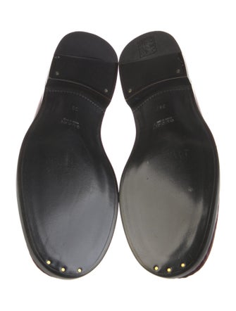 Gucci Interlocking G Logo Leather Loafers