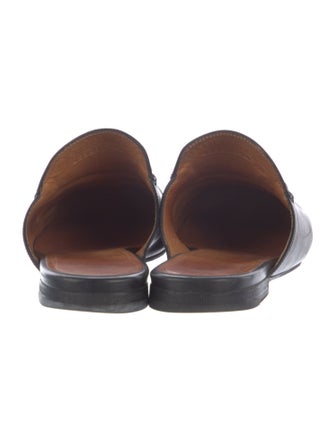 Gucci Horsebit Accent Leather Mules