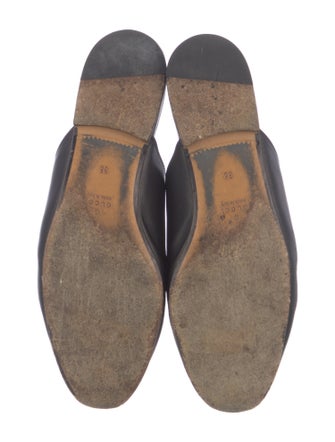 Gucci Horsebit Accent Leather Mules