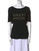 Gucci Graphic Print Scoop Neck T-Shirt