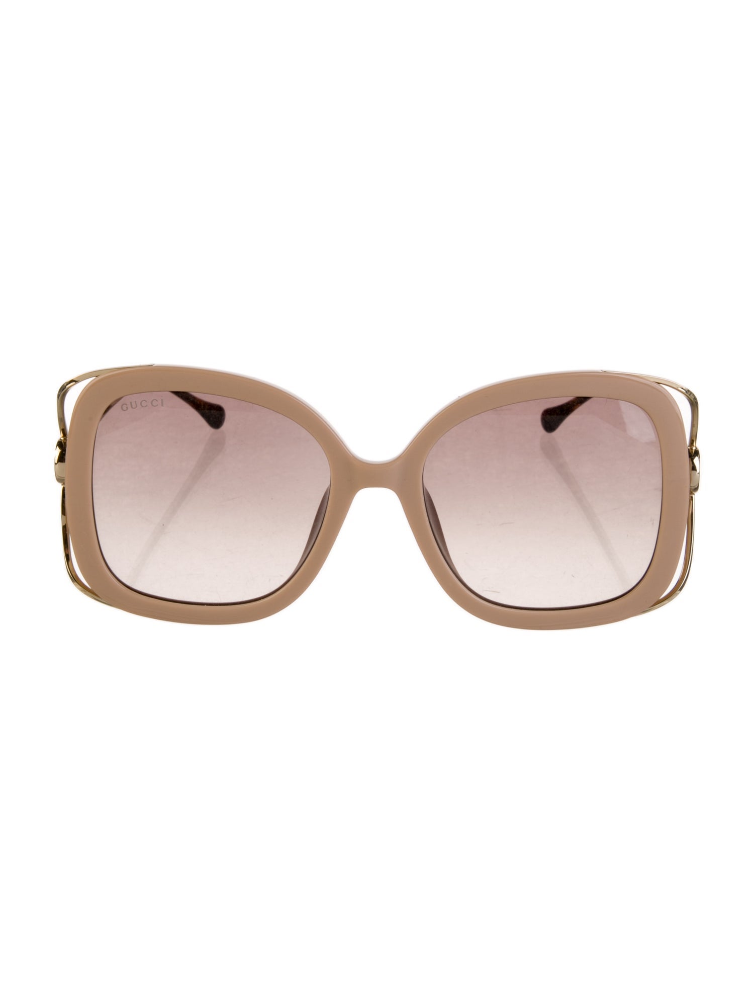 Gucci Web Accent Oversize Sunglasses
