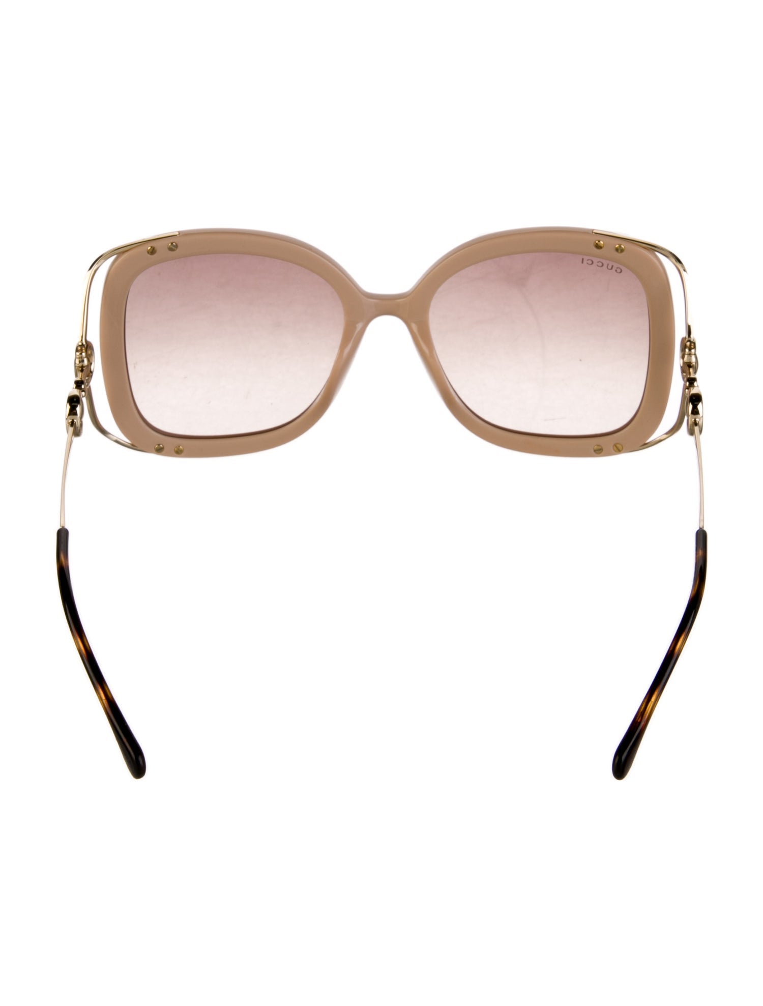 Gucci Web Accent Oversize Sunglasses