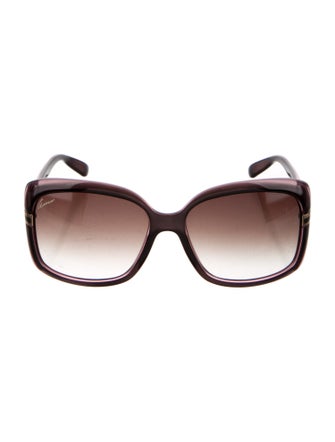 Gucci Interlocking G Logo Square Sunglasses